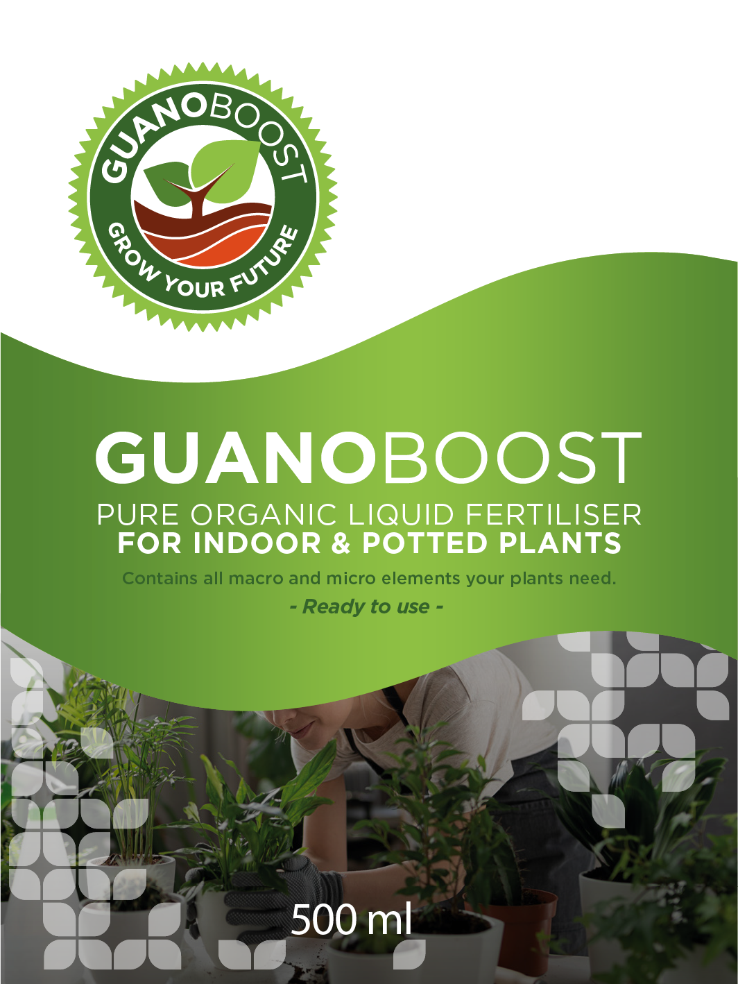 500ml GuanoBoost for Indoor and Potted Plants